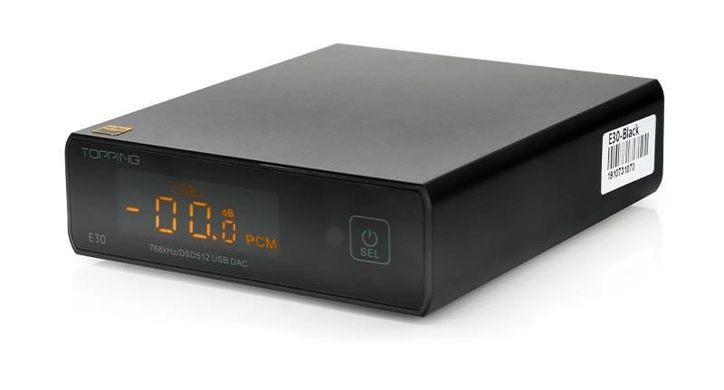 TOPPING E30 USB DAC AK4493 32BIT/768KHZ DSD512 XMOS BLACK