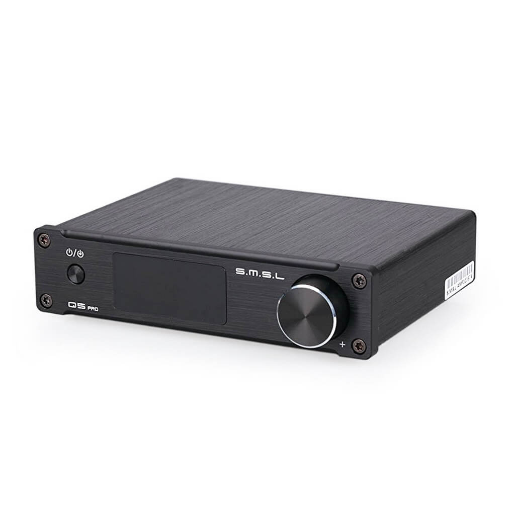 SMSL Q5 PRO FDA POJAČALO TAS5342 2X45W SUBWOOFER IZLAZ 4Ohm CS5341 SA9023 BLACK