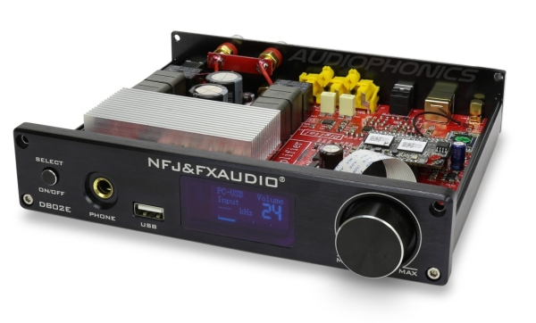 FX-AUDIO D802E DIGITALNO POJAČALO STA326 WIFI BLUETOOTH 5.0 MULTIROOM 2X80W/4Ohm SILVER