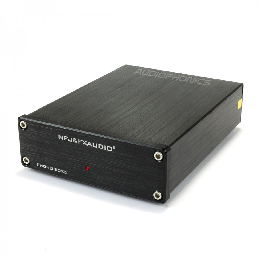 FX-AUDIO BOX01 PREAMPLIFIER VINLY PLAYER (MM) NJM2068 BLACK - PREDPOJAČALO