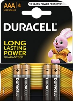 DURACELL Basic alkalna baterija, 4 x LR03 (AAA) 1,5 V, mikro, blister