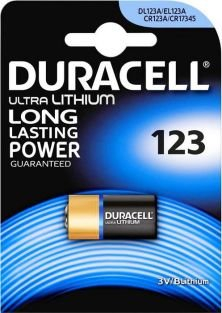 DURACELL BATERIJA CR123A BLISTER 1 KOM