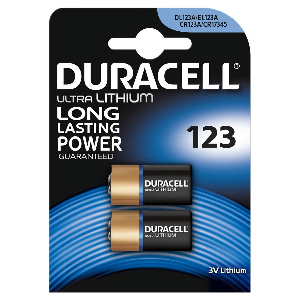 DURACELL BATERIJA CR123 (2 KOM)