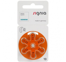 SIEMENS SIGNIA 13 MF (PR48) DUGMASTA BATERIJA, 6 KOM