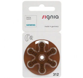 SIEMENS SIGNIA 312 MF (PR41) DUGMASTA BATERIJA, 6 KOM