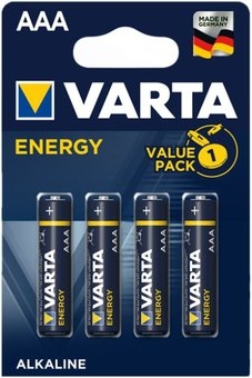 VARTA ENERGY ALKALNA BATERIJA 4 X LR03  (AAA) MIKRO 1.5V BLISTER 4/1