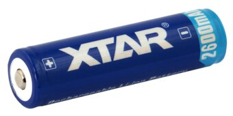 XTAR PUNJIVA BATERIJA LI-ION 18650 2600mAh