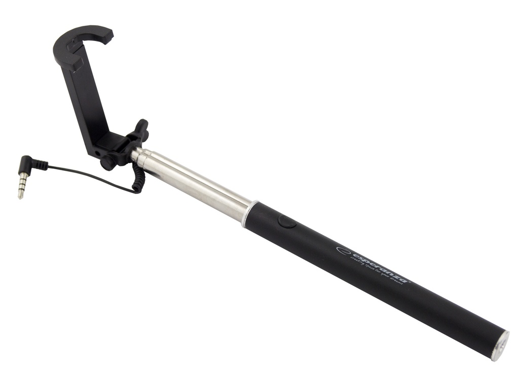 ESPERANZA SELFIE MONOPOD ŽIČNI ZA SMARTPHONE EMM119K BLACK