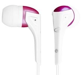 SLUŠALICE ESPERANZA EH127 WHITE-PINK EAR BUBBLE