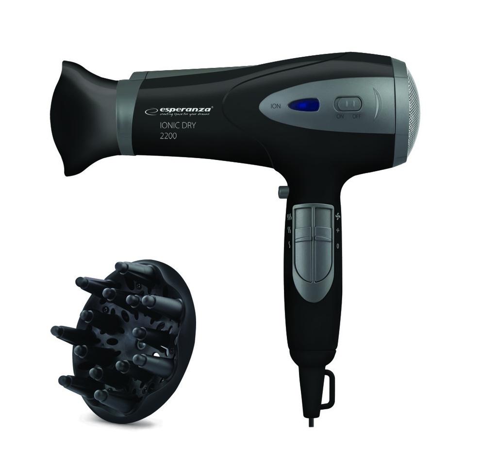 ESPERANZA SUŠILO ZA KOSU IONIC VIVIEN EBH005K CRNO