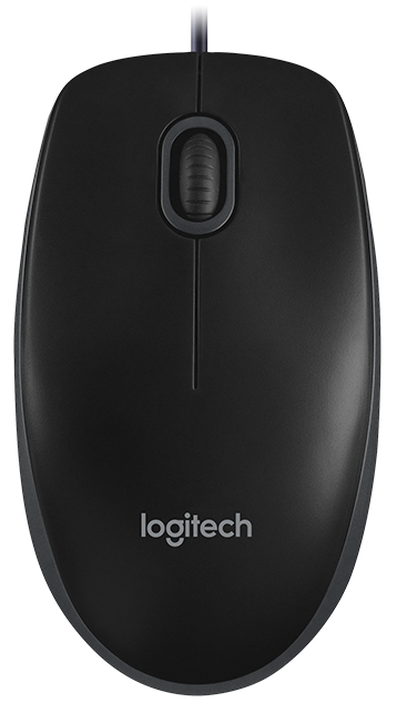 LOGITECH B100 ŽIČNI OPTIČKI MIŠ CRNI