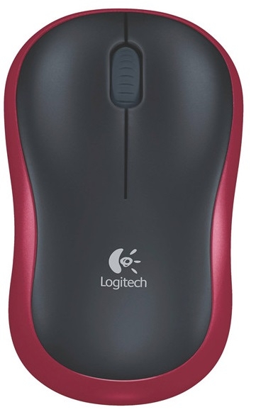 LOGITECH M185 BEŽIČNI MIŠ RED