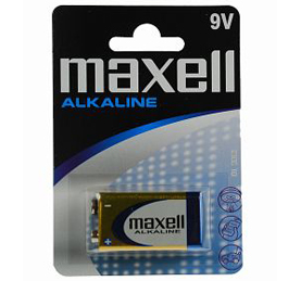 MAXELL ALKALNE BATERIJA 6 LR61 9 V, blister 1 kom