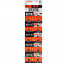 MAXELL ALKALNE BATERIJE LR41 G3, BLISTER 10 KOMADA