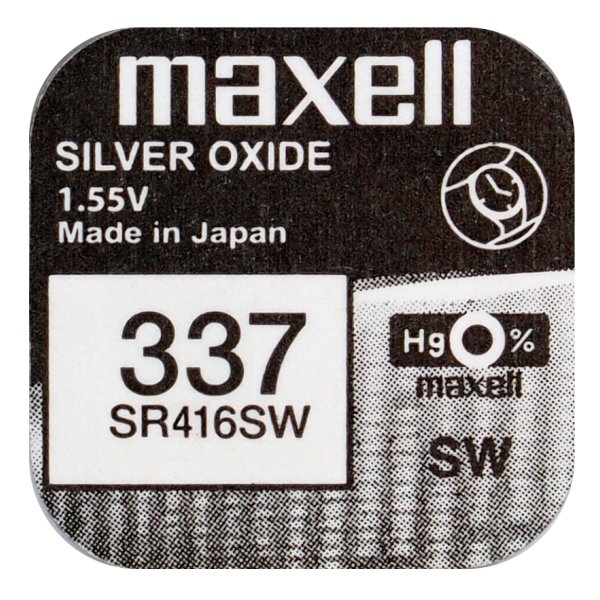 MAXELL DUGMASTA BATERIJA 337, SR 416 SW