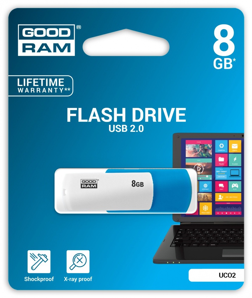 GOODRAM USB MEMORIJA COLOR MIX 8GB USB2.0