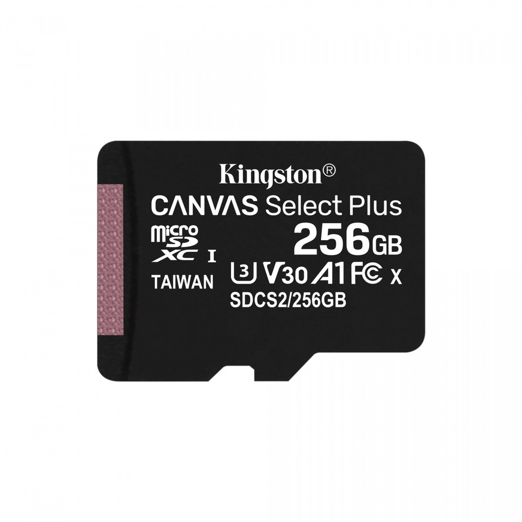 KINGSTON MICROSD 256GB CANVAS SELECT PLUS 100/85MB/S