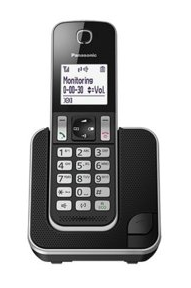 PANASONIC KX-TGD 310 FIKSNI BEŽIČNI TELEFON CRNI