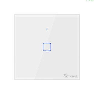SONOFF T1EU1C-TX, SMART WI-FI APP i RF REMOTE SKLOPKA ZA SVJETLO BIJELA, 1 GRUPA TROŠILA