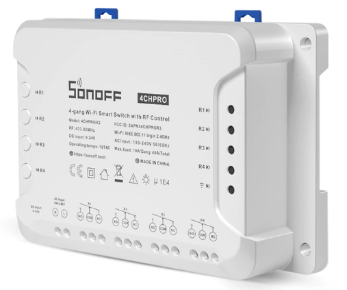 SONOFF 4CHPROR3  SMART WI-FI PREKIDAČ ZA 4 UREĐAJA