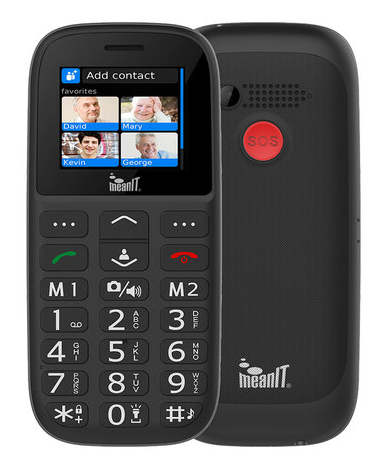 MEANIT SENIOR IV TELEFON NA TIPKE DUAL CRNI