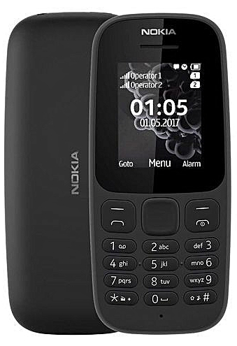 NOKIA 105 (2019) DUAL BLACK (NEMA HR. MENU)
