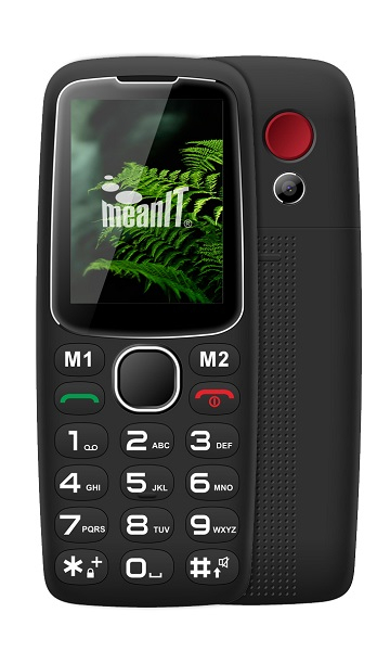 MEANIT SENIOR 10 TELEFON NA TIPKE DUAL CRNI
