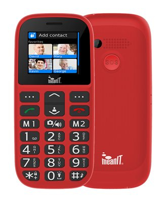 MEANIT VETERAN I TELEFON NA TIPKE DUAL SIM CRVENI