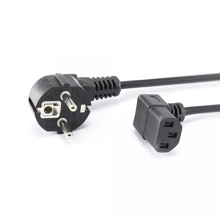 KABEL SBOX PC - SCHUKO POWER 2M 90°  POWER-KUTNI/R