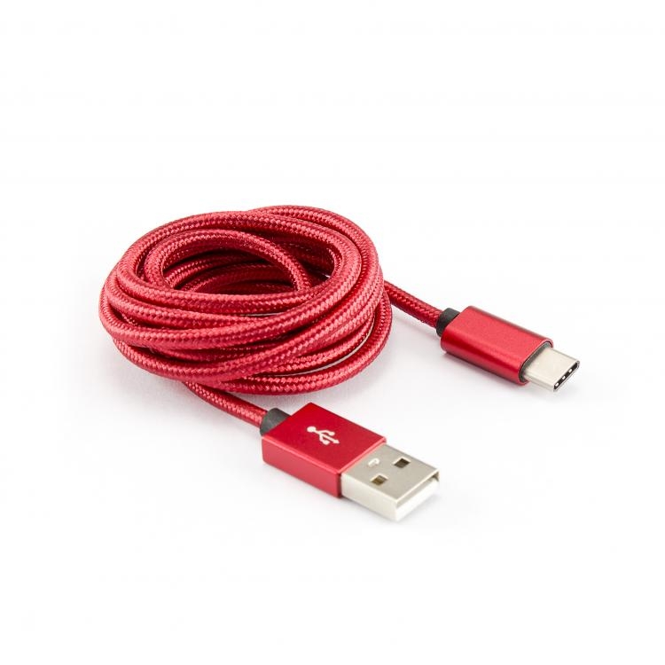 KABEL SBOX USB -&gt; USB TYPE C M/M 1,5M CRVENI USB-TYPEC-15R