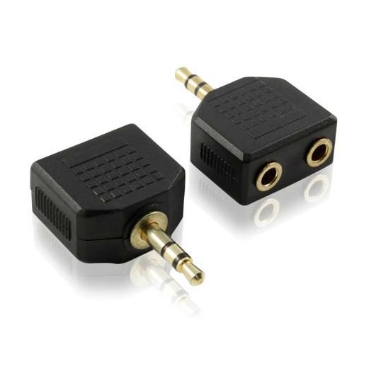 SBOX ADAPTER 3.5mm  Stereo -> 2 x 3.5mm Stereo M/F AD.3,5-2X3,5/R