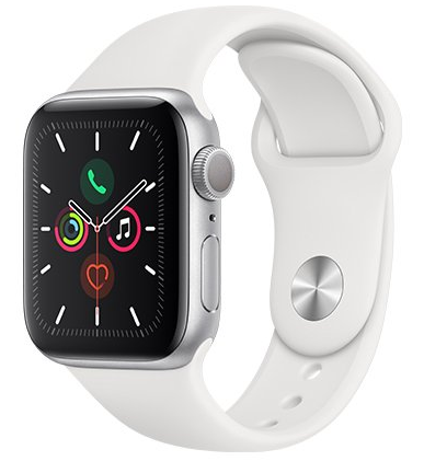 APPLE SMARTWATCH SERIES 5 GPS 40MM GOLD ALUMINIUM CASE WITH PINK SPORT BAND