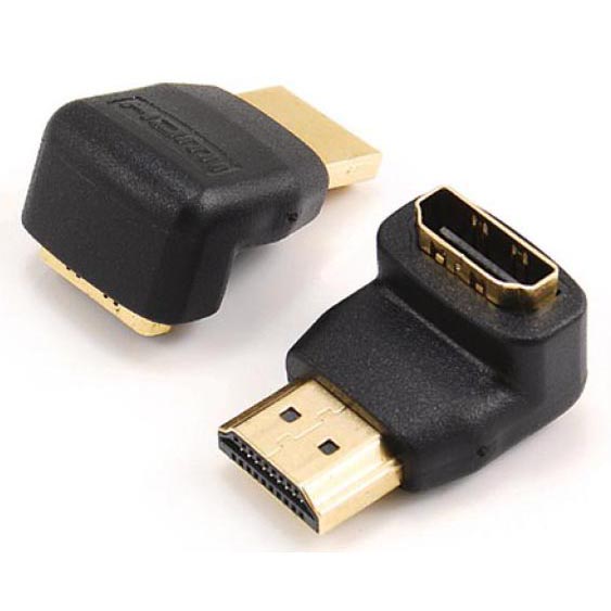 SBOX ADAPTER HDMI -> HDMI 90° M/F AD.HDMI-F/M-90/R