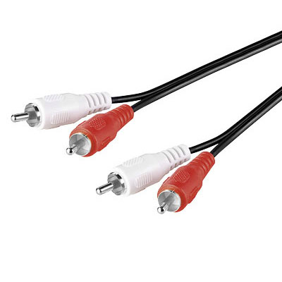 SBOX KABEL AUDIO 2 x RCA -> 2 x RCA M/M 1,5m RCA-101/R