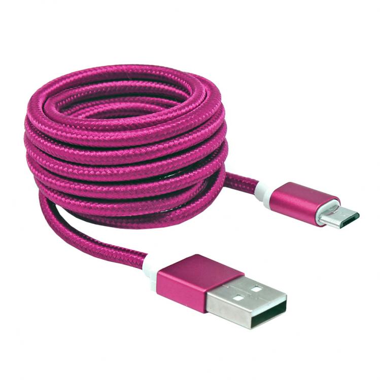 KABEL SBOX USB-&gt;MICRO USB M/M 1,5M USB-10315P, ROZA