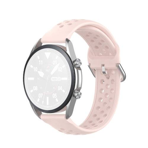 SILIKONSKA PINK 22 MM NARUKVICA ZA SAMSUNG WATCH 45MM 3 / 3 PRO / HUAWEI GT2 46MM / GT2 PRO /  WATCH 3 / 3PRO I DRUGE