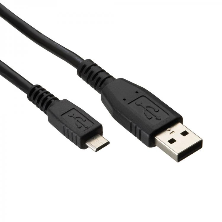KABEL SBOX USB  -&gt; A-MICRO USB 1M CRNI USB-1031/R