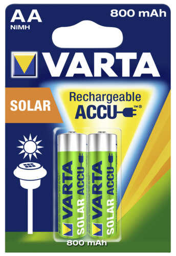 VARTA PUNJIVE BATERIJE SOLAR 2xAA NiMH 800 mAh Mignon