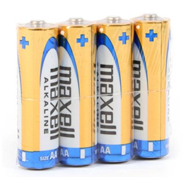 MAXELL ALKALNE BATERIJE 4 x LR6 (AA) 1,5 V, mignon, bulk