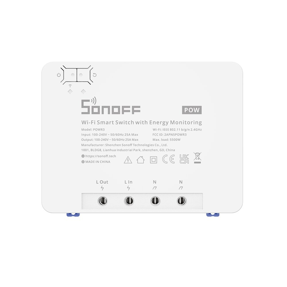 SONOFF POWR3, 2 u 1 MJERAČ POTROŠNJE ENERGY MONITORING I SMART WI-FI APP PREKIDAČ