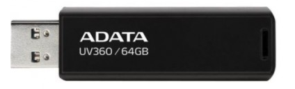 ADATA USB 3.2 MEMORIJA UV360 64GB BLACK