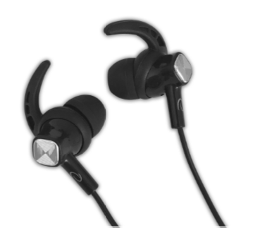ESPERANZA STEREO EAPRHONES WITH MICROPHONE AND VOLUME CONTROL BLACK