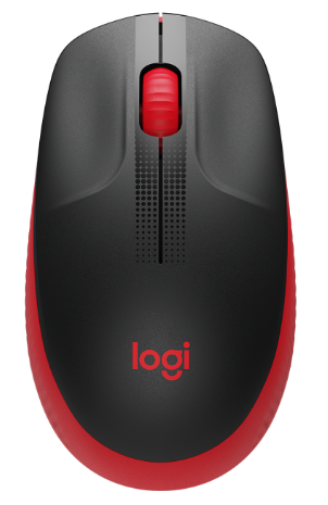 LOGITECH M190 BEŽIČNI MIŠ RED