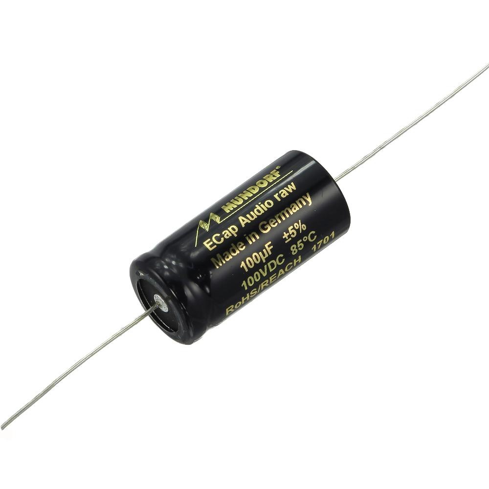 MUNDORF ECAP RAW ECAP100-100 100 ΜF 5% 100 V ELECTROLYTIC NON-POLARIZED CAP