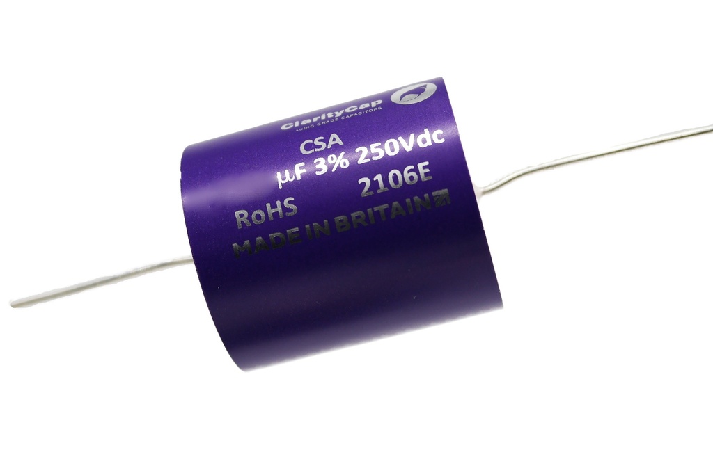 CLARITYCAP CSA15UH250VDC 15 ΜF 3% CSA 250V CAPACITOR