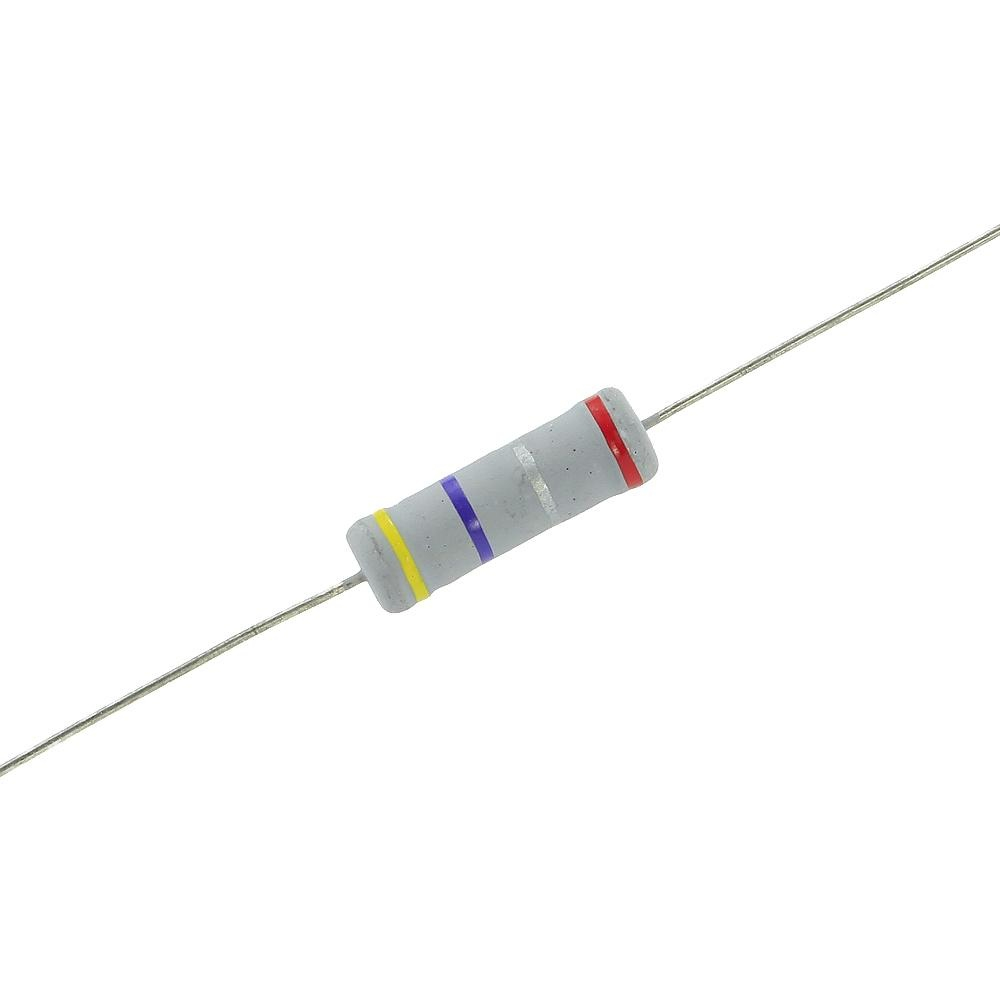 MUNDORF MR5-0,47 0,47 Ω 5 W 2%  MRESIST MOX METAL-OXIDE RESISTOR