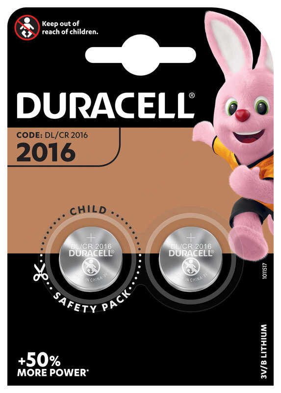 DURACELL LITIUM BATERIJA CR2016 BLISTER 2 KOM