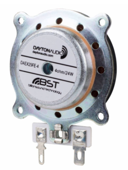 DAYTON DAEX25FHE-4 18&quot; 25MM EXCITER 24W 4 OHM