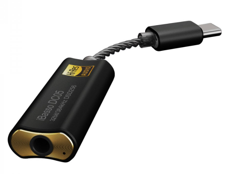 IBASSO DC05 DAC ADAPTER ES9219C 384kHz DSD256 Black