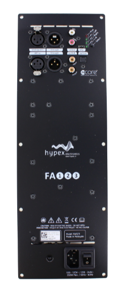 HYPEX DSP ACTIVE CROSSOVER, SKRETNICA SA POJAČALOM SNAGE FA123 2x125W + 100